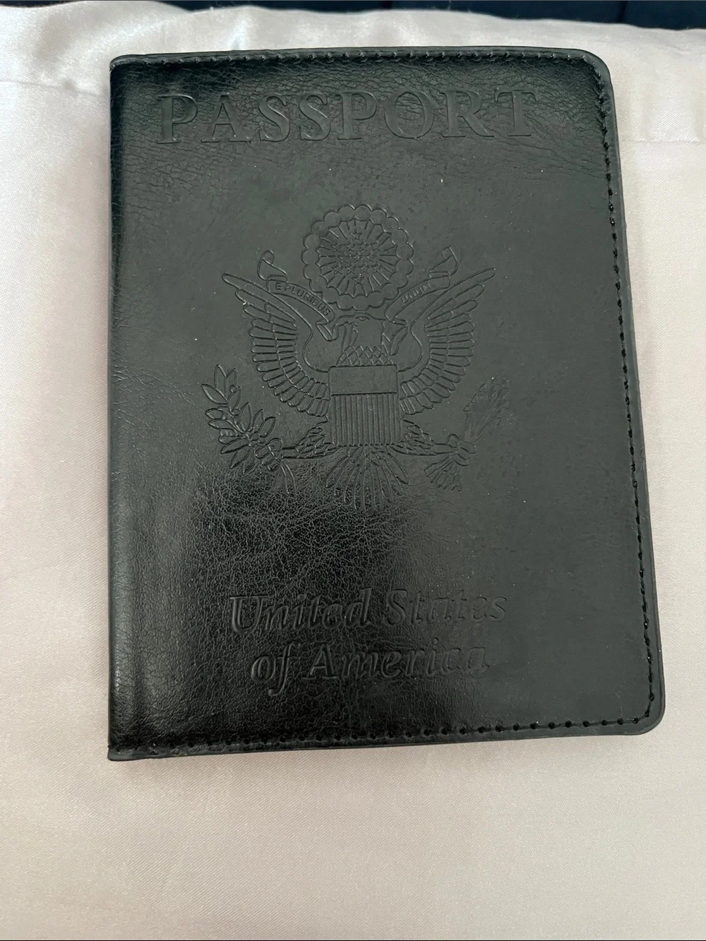 Passport Cover Holder - Black cover